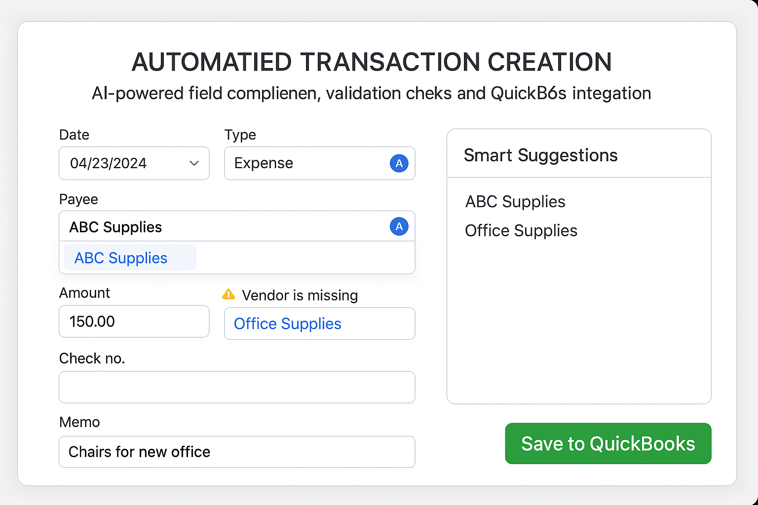 Transaction Automation